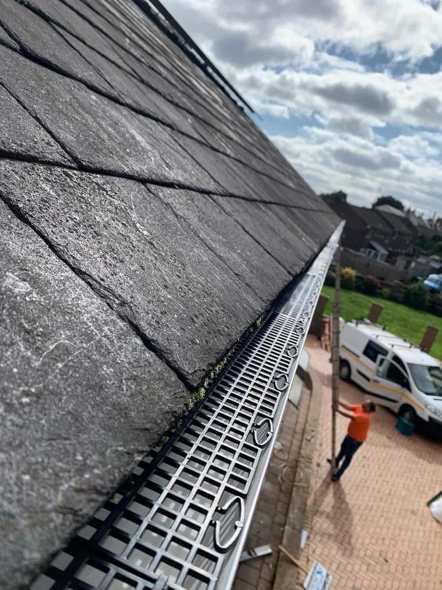 Gutter installation project in Newquay