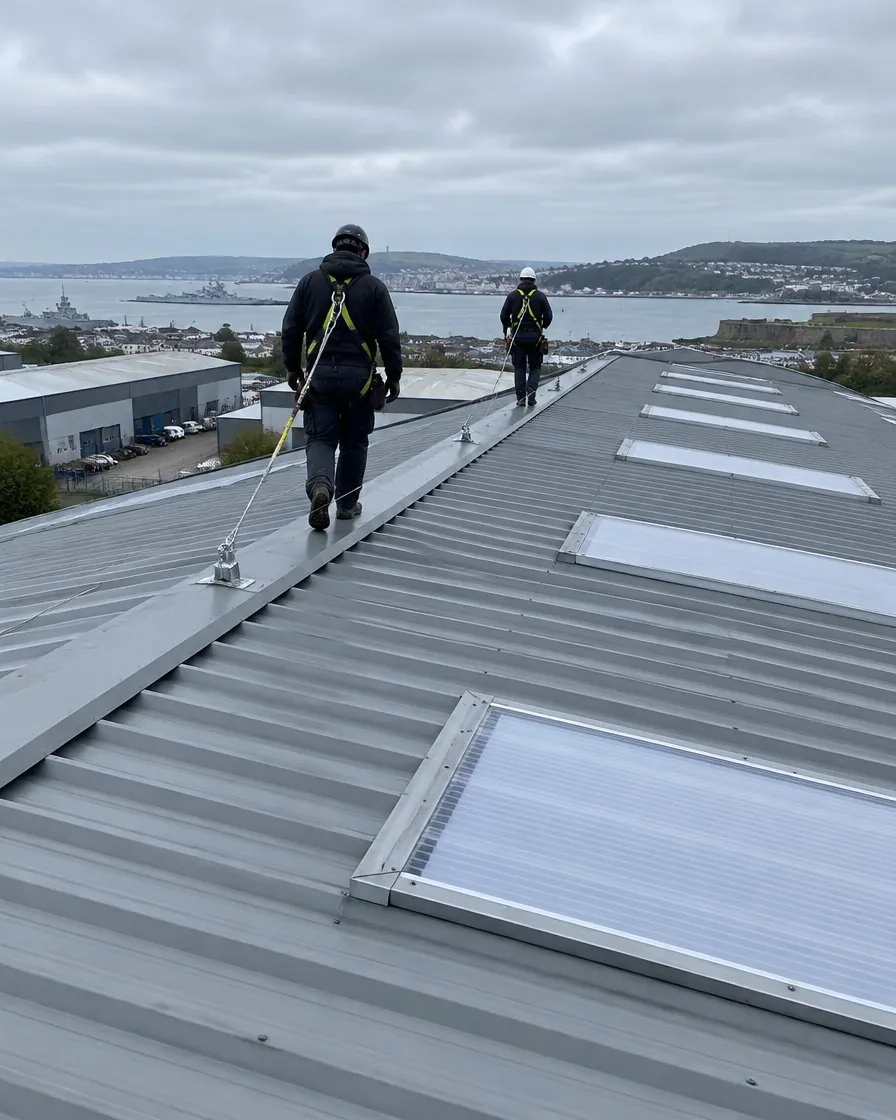Commercial roofing in Newquay