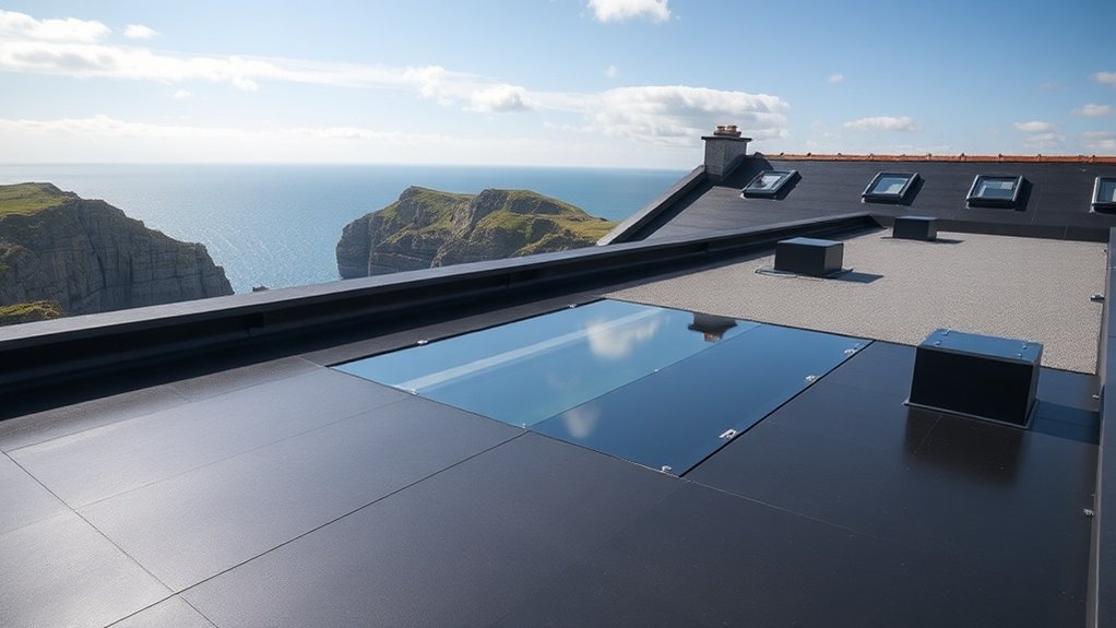 Flat roof installation in Newquay