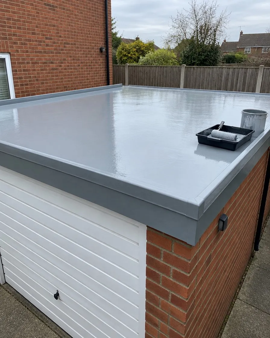 Garage roof replacement in Newquay